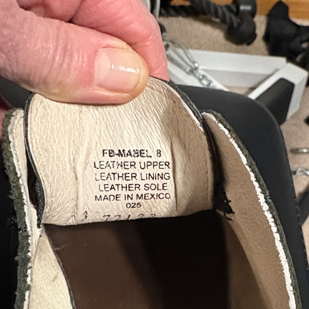 Freebird Mable. Stylish Black Leather Oxford Shoes - Picture 7 of 9